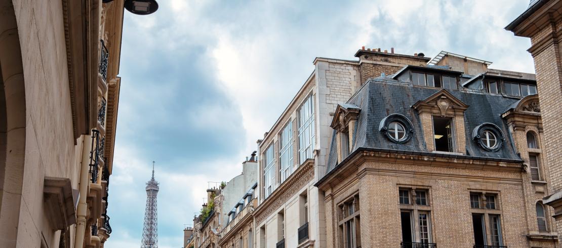 Luminaire à Paris avec vue Tour Eiffel