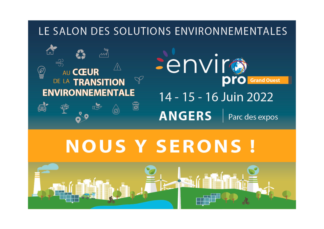 Kawantech au salon EnviroPro à Anger du 14 au 16 juin