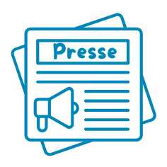 journaux et  texte presse