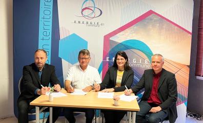 Signature de la Société d'énergie Mixte 81